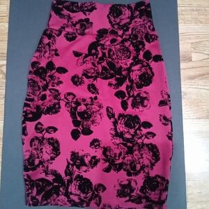 Fuschia Bandage Skirt